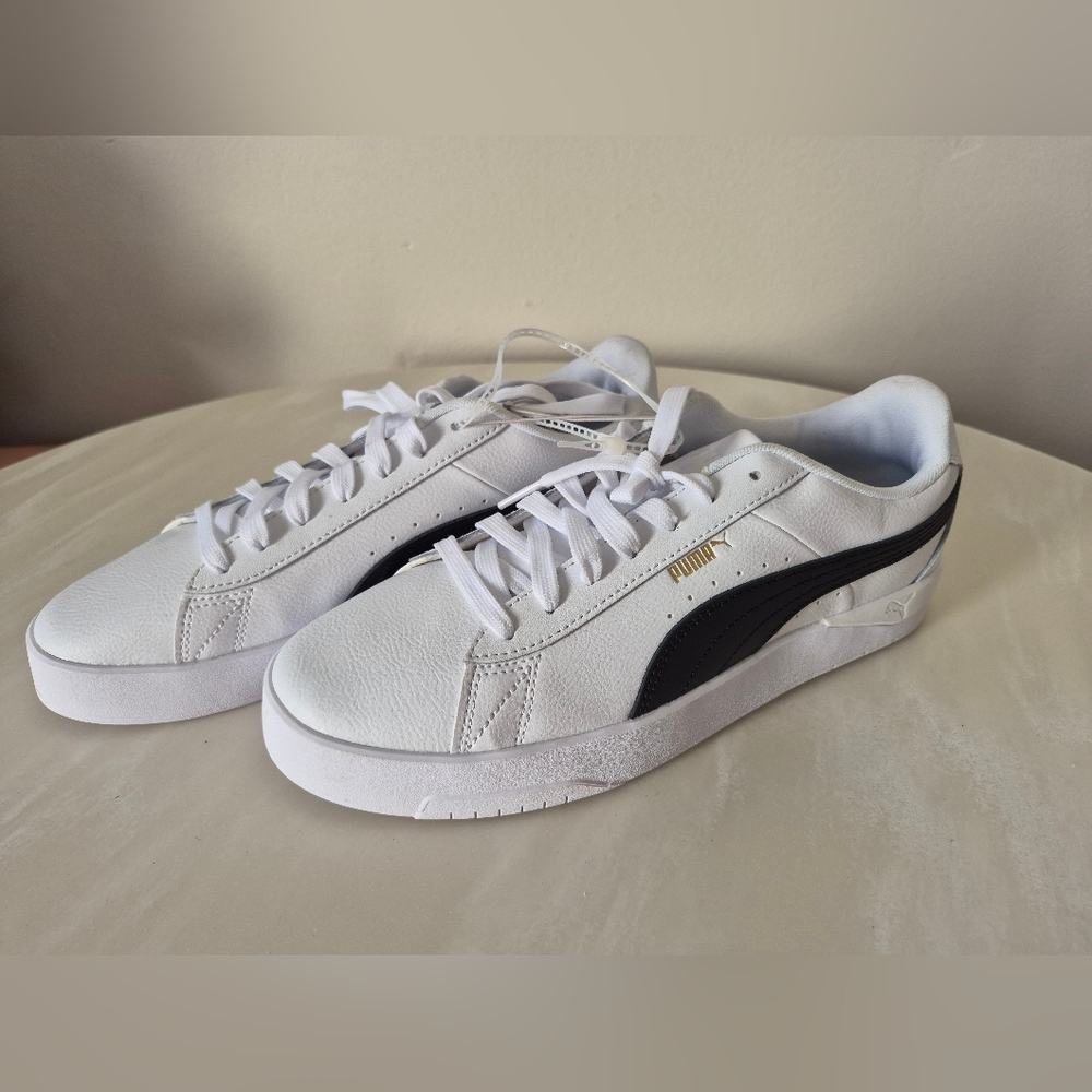 PUMA White and Black Sneakers